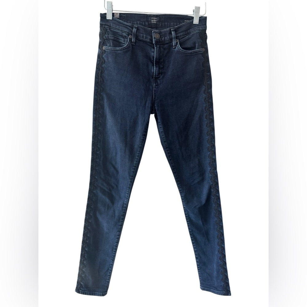 Citizens Of Humanity Dark Blue Rocket mid rise Skinny Jeans size 26